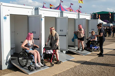 Accessible luxury toilet hire Oxford