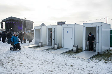 portable accessible showers in Oxford